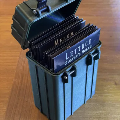 Hộp lưu trữ gói hạt giống cho Baker Creek Heirloom Seed Co