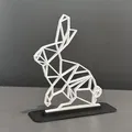 Trang trí Thỏ Low Poly - Thumbnail 3