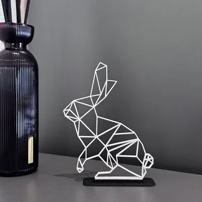 Trang trí Thỏ Low Poly