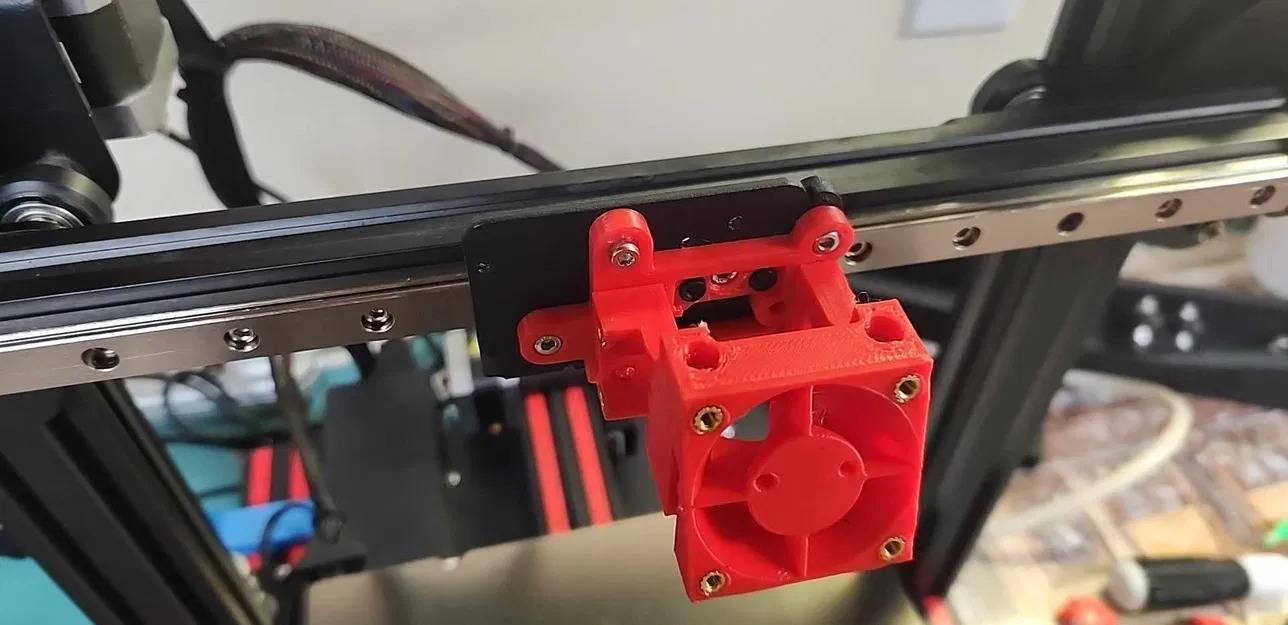 Hero Me 7.4 - Backplate rail Creality cho Ender 3 (gantry + universal base fixed) - Image 1