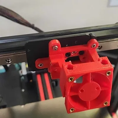 Hero Me 7.4 - Backplate rail Creality cho Ender 3 (gantry + universal base fixed)