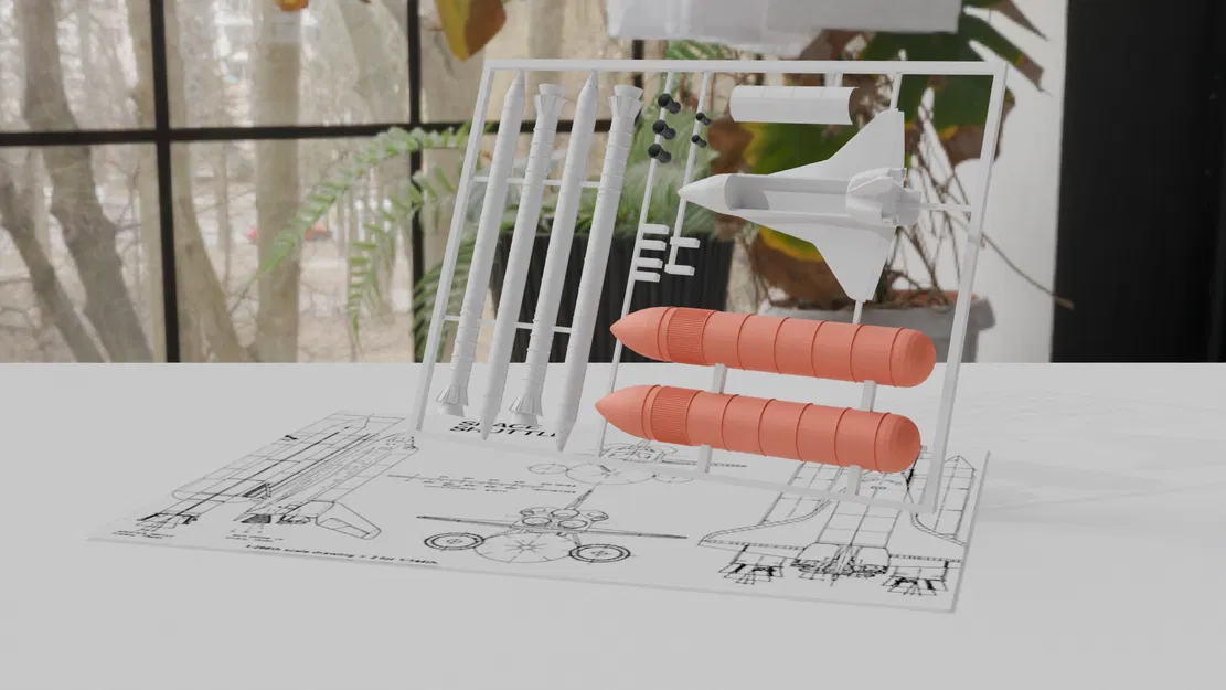 Spaceshuttle- Kit Card (Thẻ Kit Lắp Ráp) - Image 2