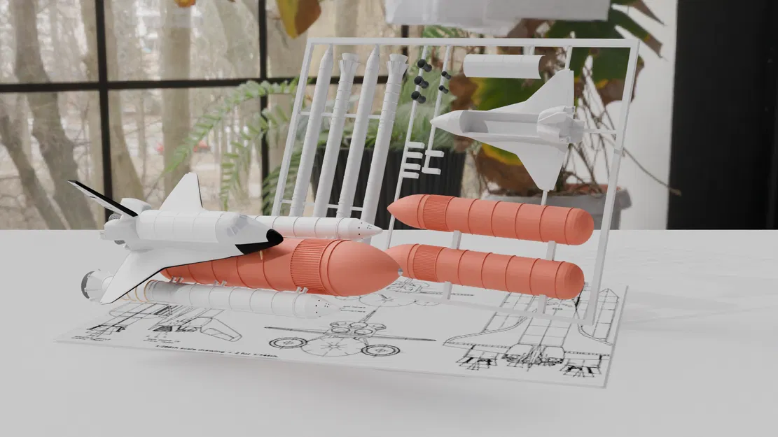 Spaceshuttle- Kit Card (Thẻ Kit Lắp Ráp) - Image 3