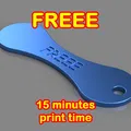 Dụng Cụ Mở Khóa Giỏ Hàng "FREEE" In 3D Tiện Lợi - Thumbnail 1