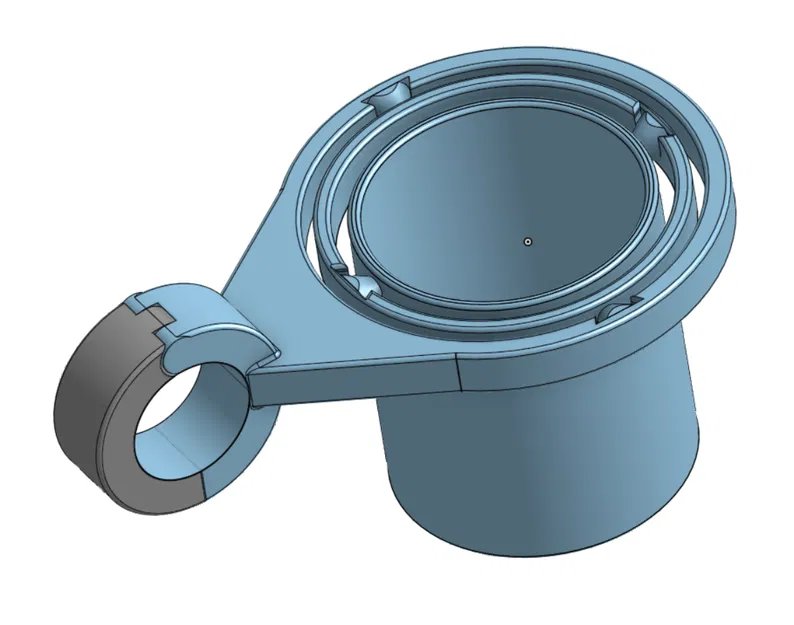 Giá đỡ nước/lon với ngàm 32mm V1 - Image 1