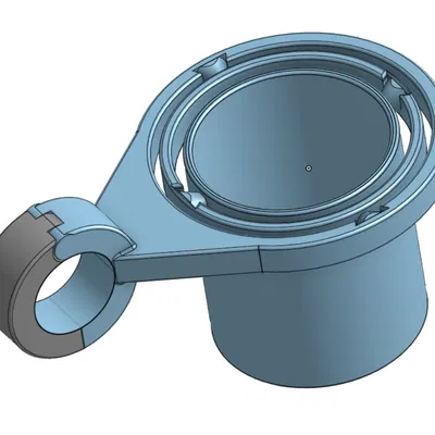 Giá đỡ nước/lon với ngàm 32mm V1