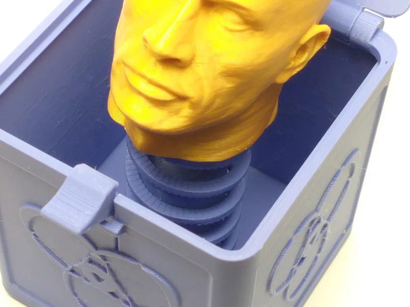 Rock-in-the-Box (Jack-in-the-Box The Rock) - Mẫu print-in-place - Image 5