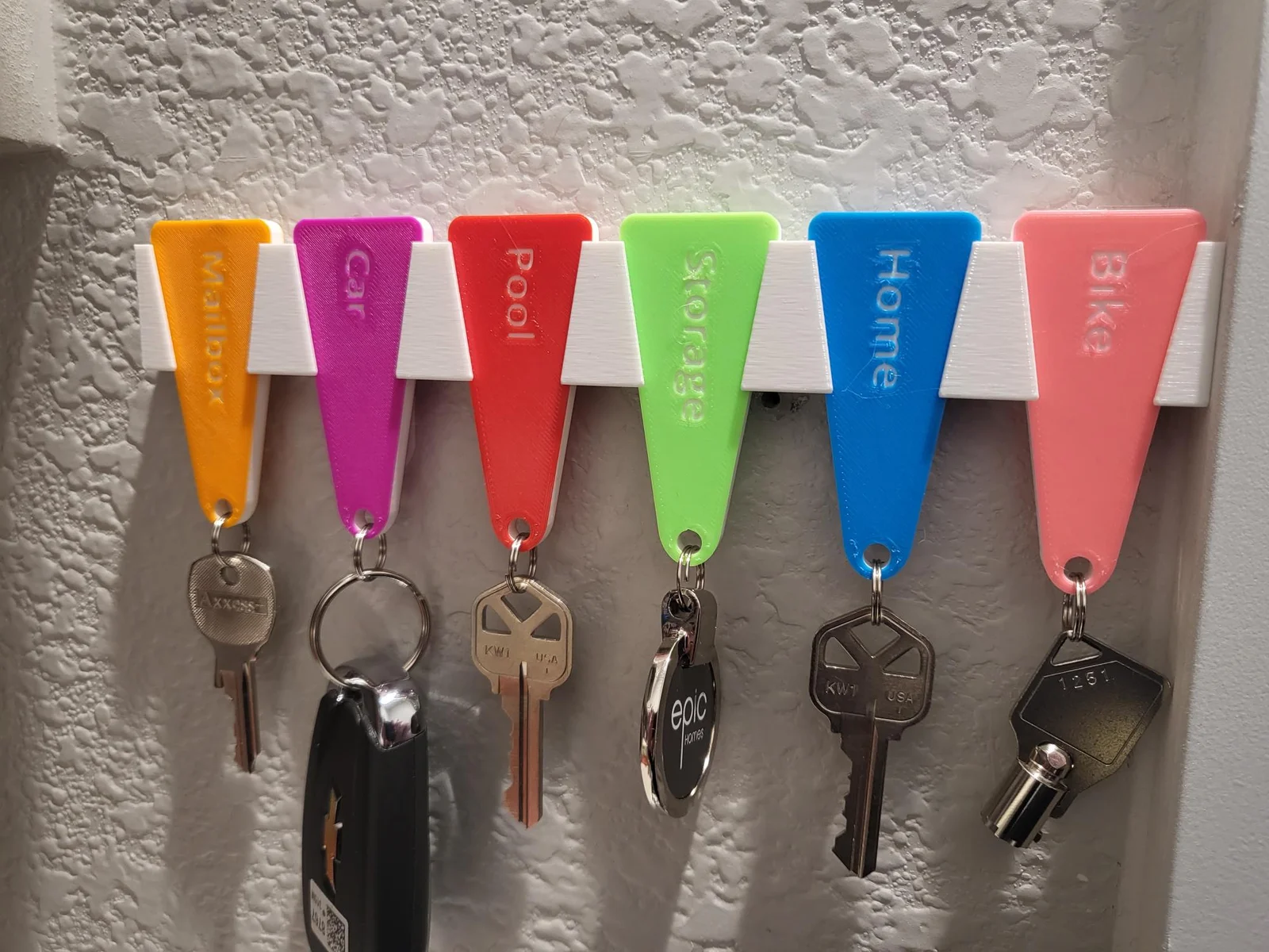 Kệ treo & lưu trữ chìa khóa dự phòng (Key Storage Rack) 1