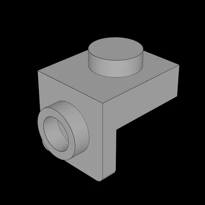 LEGO tương thích (36841.dat) Bracket 1 x 1 - 1 x 1 Down
