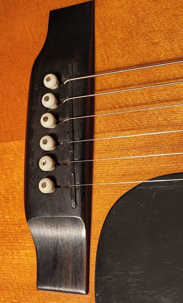 Guitar Saddle (Ngựa đàn guitar) in 3D - Image 3