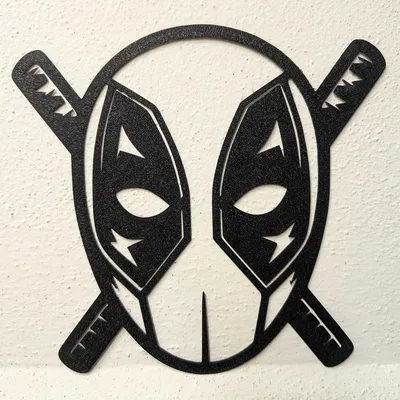 Tranh Trang Trí Tường Deadpool 3D Độc Đáo, Dễ In