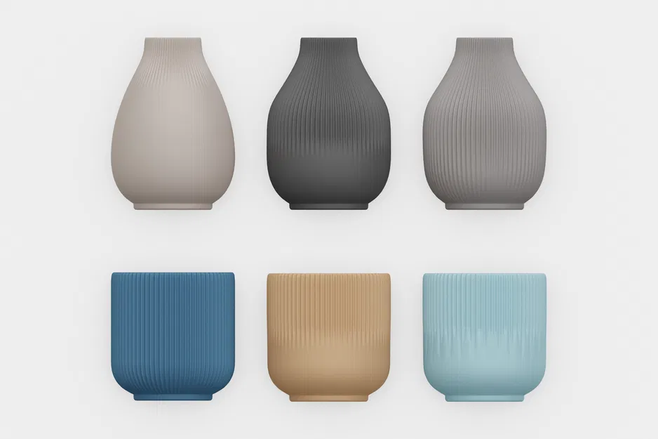 6 Bình hoa đơn giản - Image 2