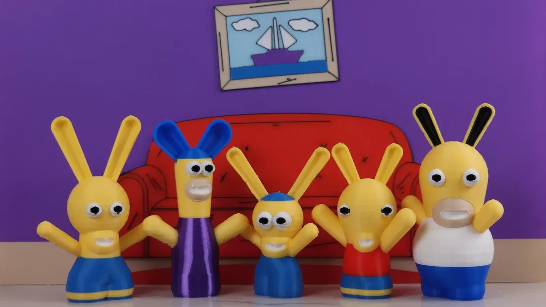 Easter bunnies / easter rabbits (thỏ Easter) tùy chỉnh với OpenSCAD - Image 2