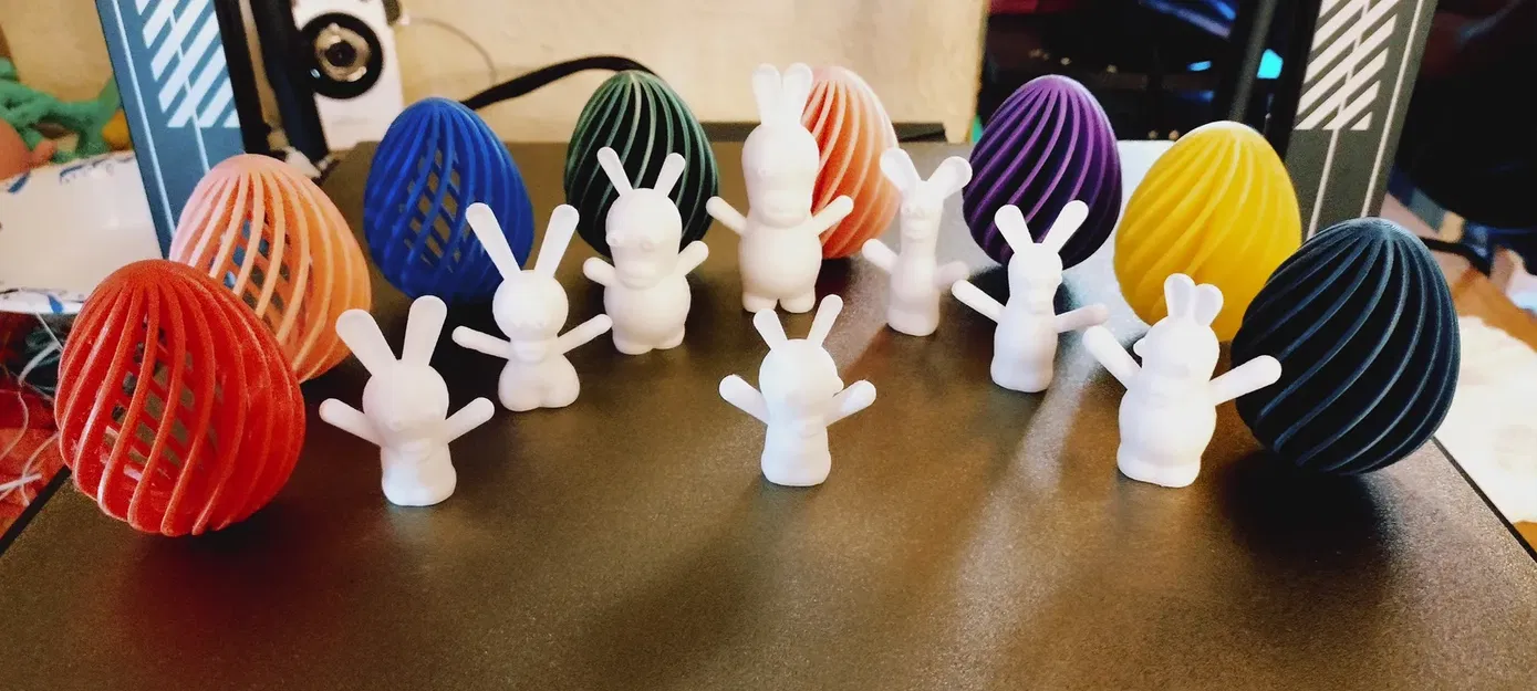 Easter bunnies / easter rabbits (thỏ Easter) tùy chỉnh với OpenSCAD - Image 3