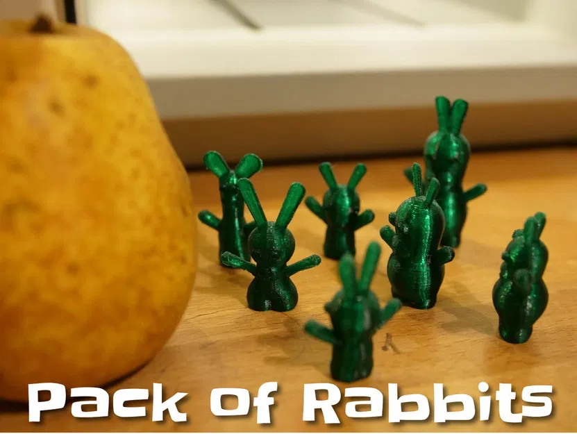 Easter bunnies / easter rabbits (thỏ Easter) tùy chỉnh với OpenSCAD - Image 4