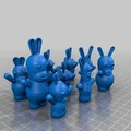 Easter bunnies / easter rabbits (thỏ Easter) tùy chỉnh với OpenSCAD - Thumbnail 8