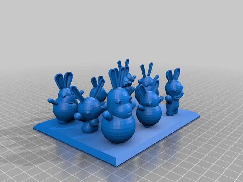 Easter bunnies / easter rabbits (thỏ Easter) tùy chỉnh với OpenSCAD - Image 9