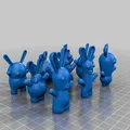 Easter bunnies / easter rabbits (thỏ Easter) tùy chỉnh với OpenSCAD - Thumbnail 10