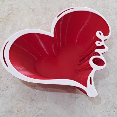 Âu Trái Tim Love - Quà Tặng 3D Độc Đáo