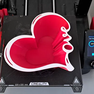 Âu Trái Tim Love - Quà Tặng 3D Độc Đáo