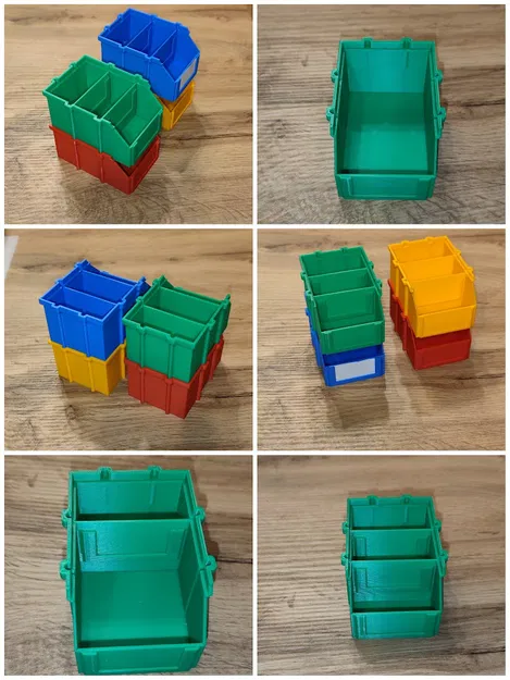 Hộp lưu trữ xếp chồng – 2 kích thước, 2 phiên bản - Image 2