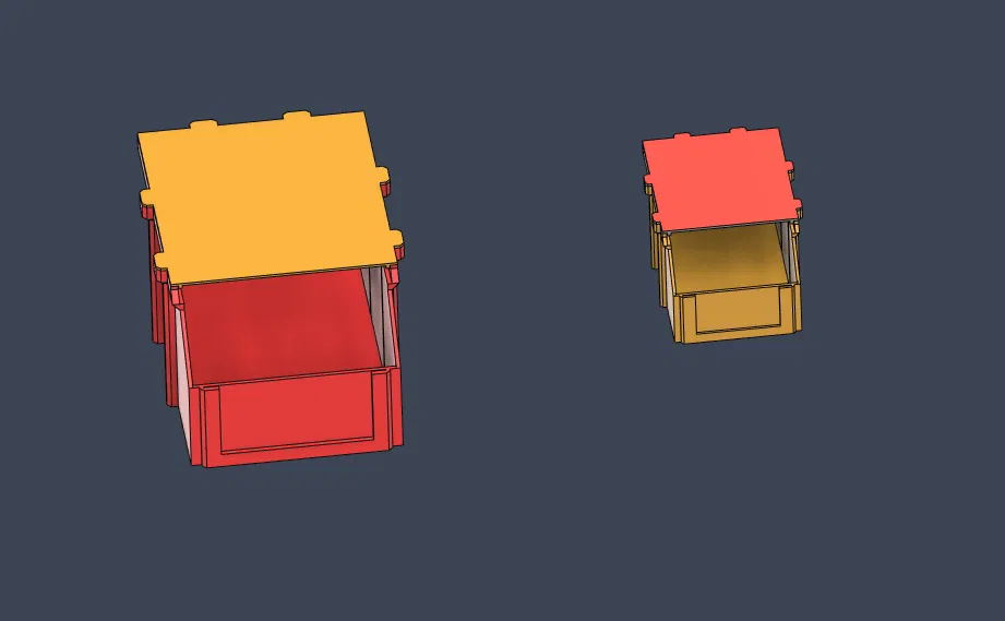 Hộp lưu trữ xếp chồng – 2 kích thước, 2 phiên bản - Image 17