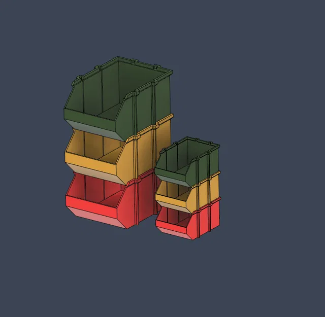 Hộp lưu trữ xếp chồng – 2 kích thước, 2 phiên bản - Image 18