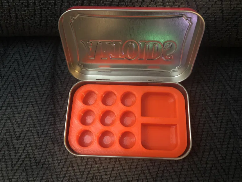 Altoids Paint Palette – Khay palette sơn gắn trong hộp Altoids - Image 1