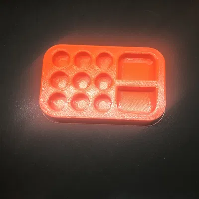 Altoids Paint Palette – Khay palette sơn gắn trong hộp Altoids