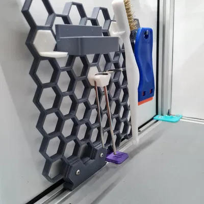 Phụ kiện gắn bảng tổ ong vào khung nhôm 2020