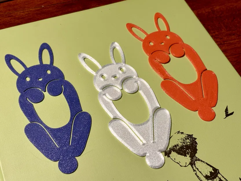 Kẹp Sách Tai Thỏ 3D Đáng Yêu - Quà Tặng Phục Sinh Tuyệt Vời - Image 1