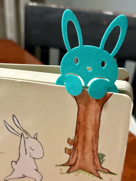 Kẹp Sách Tai Thỏ 3D Đáng Yêu - Quà Tặng Phục Sinh Tuyệt Vời - Image 3