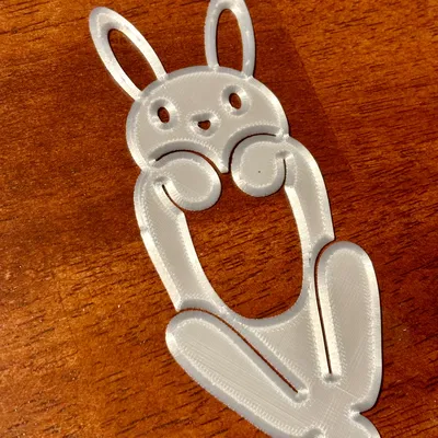 Kẹp Sách Tai Thỏ 3D Đáng Yêu - Quà Tặng Phục Sinh Tuyệt Vời