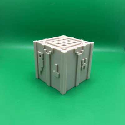 Mô Hình Bàn Chế Tạo Minecraft 3D Sắc Nét