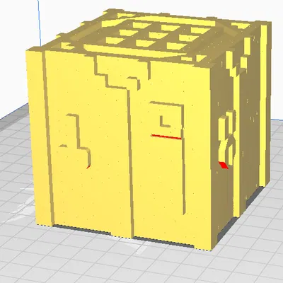 Mô Hình Bàn Chế Tạo Minecraft 3D Sắc Nét