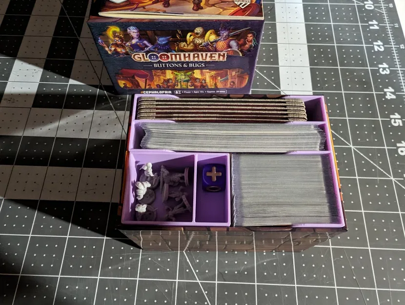 Insert Gloomhaven Buttons and Bugs tương thích bài bọc (Sleeved cards) - Image 3