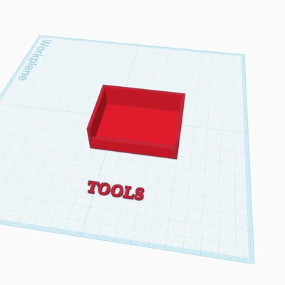 Hộp Đựng Đồ Nghề Mini 3D - Sắp Xếp Gọn Gàng