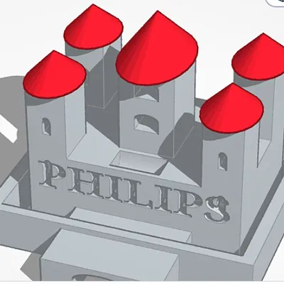 Kệ Đựng Dao Cạo Hình Lâu Đài PHILIPS Độc Đáo