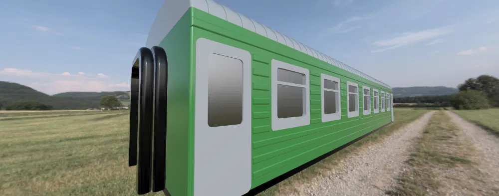 Mô Hình Toa Tàu Xe Lửa 3D Sống Động - Image 1