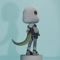 Mô Hình Chibi Fluorite Arknights Endfield - Tải STL In 3D - Thumbnail 4
