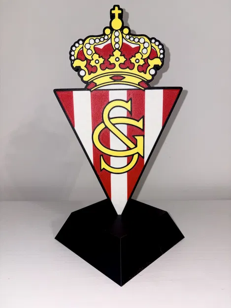 Biểu Tượng Sporting Gijon 3D - Món Quà Cho Fan Bóng Đá - Image 1