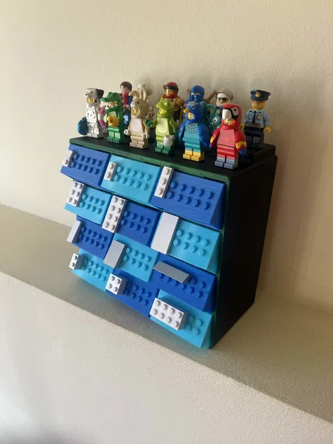 Hộp phân loại khối xếp hình có núm để gắn khối - Image 1