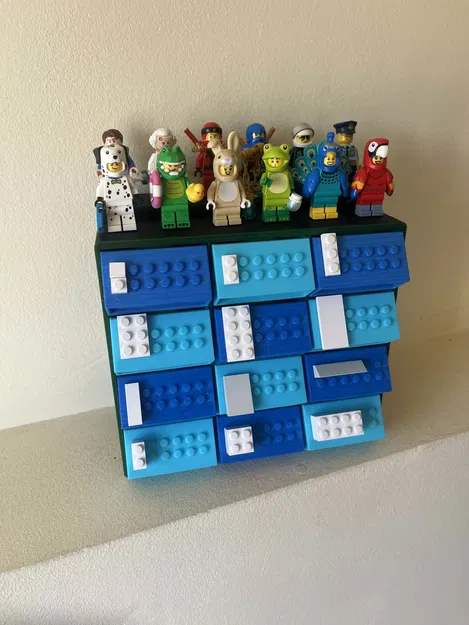 Hộp phân loại khối xếp hình có núm để gắn khối - Image 2