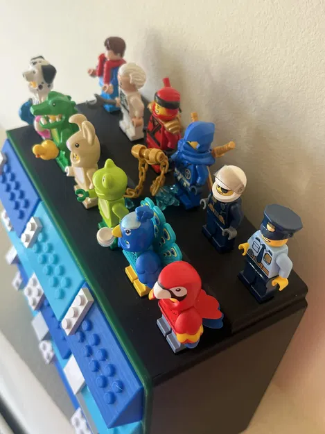 Hộp phân loại khối xếp hình có núm để gắn khối - Image 6