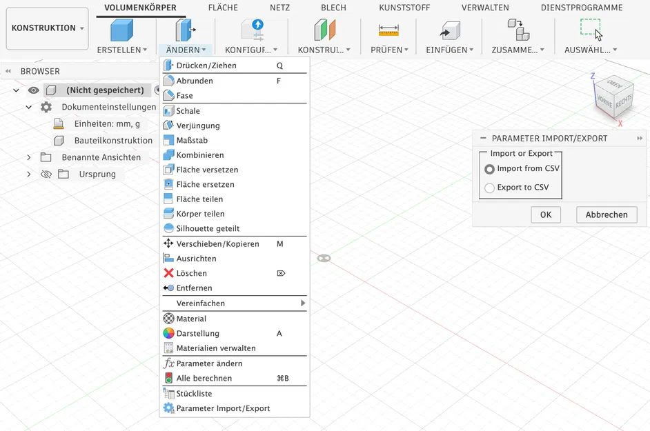 Tiện ích cho Fusion để Xuất/Nhập Thông số Người dùng - Image 1