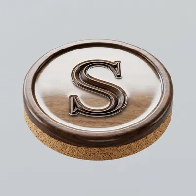 Lót Ly Chữ Cái Đầu Độc Đáo - Quà Tặng Cá Nhân Hóa