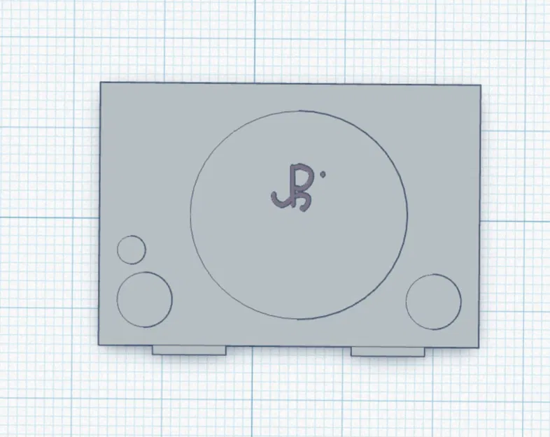 Mô Hình Máy Chơi Game Playstation 1 (PS1) 3D Độc Đáo - Image 1