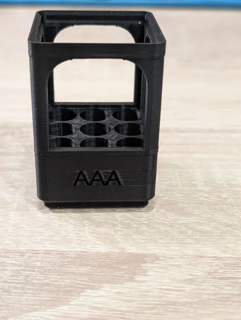 Hộp pin AAA Gridfinity 1x1x8 - Image 1