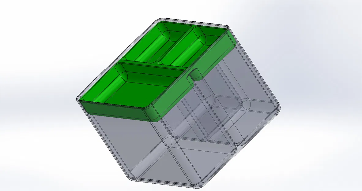 Hộp Đựng Đa Năng Có Nắp 3D - Sắp Xếp Gọn Gàng - Image 2