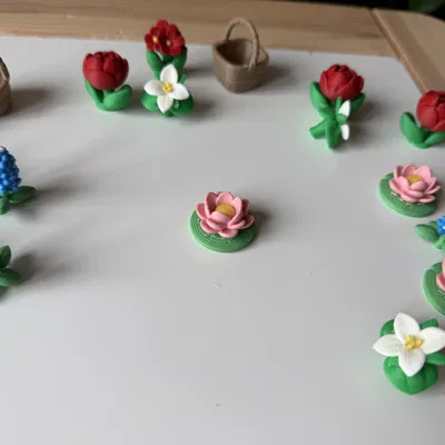 Mô hình hoa sen thật như nước